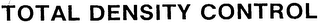 TOTAL DENSITY CONTROL logo