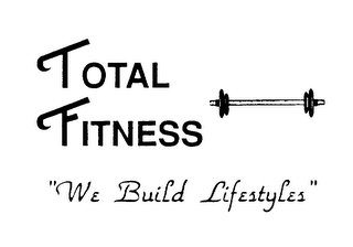 TOTAL FITNESS "WE BUILD LIFESTYLES" logo