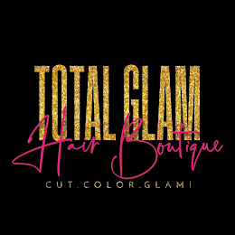 TOTAL GLAM HAIR BOUTIQUE logo