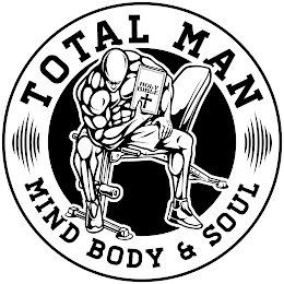 TOTAL MAN MIND BODY & SOUL HOLY BIBLE logo