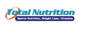 TOTAL NUTRITION SPORTS NUTRITION. WEIGHT LOSS. VITAMINS logo