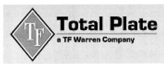 TOTAL PLATE A TF WARREN COMPANY logo
