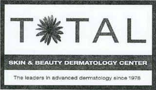 TOTAL SKIN & BEAUTY DERMATOLOGY CENTER THE LEADERS IN ADVANCED DERMATOLOGY SINCE 1978 logo
