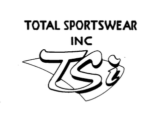 TOTAL SPORTSWEAR INC TSI logo
