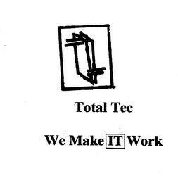TOTAL TEC WE MAKE IT WORK logo