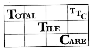 TOTAL TILE CARE TTC logo
