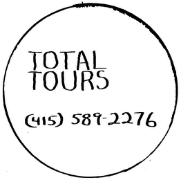 TOTAL TOURS (415) 589-2276 logo