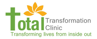 TOTAL TRANSFORMATION CLINIC TRANSFORMING LIVES FROM INSIDE OUT logo
