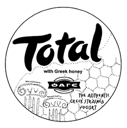 TOTAL WITH GREEK HONEY THE AUTHENTIC GREEK STRAINED YOGURT logo