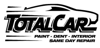 TOTALCAR PAINT DENT INTERIOR SAME DAY REPAIR logo