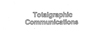 TOTALGRAPHIC COMMUNICATIONS logo