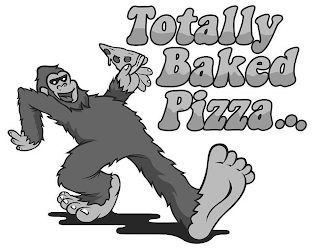 TOTALLY BAKED PIZZA... logo