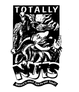TOTALLY NUTS NATURE'S MOST FUN TO EAT FOOD! logo