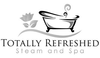 TOTALLY REFRESHED STEAM AND SPA logo
