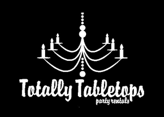 TOTALLY TABLETOPS PARTY RENTALS logo