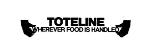 TOTELINE WHEREVER FOOD IS HANDLED logo