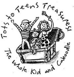 TOTS TO TEENS TREASURES INC. THE WHOLE KID AND CABOODLE logo