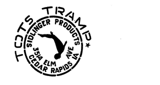 TOTS TRAMP SIDLINGER PRODUCTS 3514 ELM AVE CEDAR RAPIDS IA logo