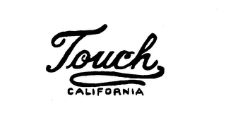 TOUCH CALIFORNIA logo