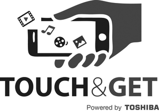 TOUCH & GET POWERED BY TOSHIBA logo