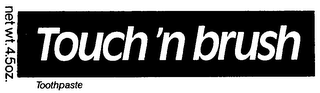 TOUCH 'N BRUSH logo