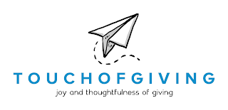 TOUCHOFGIVING JOY AND THOUGHTFULNESS OF GIVING logo