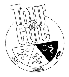 TOUR DE CURE RUN WALK RIDE logo