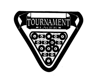 TOURNAMENT LAGER 3 14 7 13 2 15 9 6 12 4 8 5 10 11 1 logo