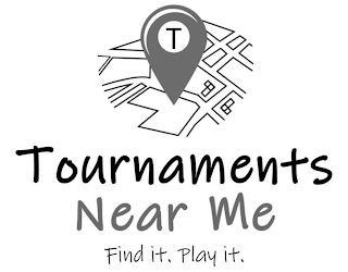 TOURNAMENTS NEAR ME FIND IT. PLAY IT. logo