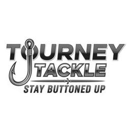 TOURNEY TACKLE STAY BUTTONED UP logo