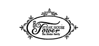 TOWER STEAK HOUSE THE MOTTER FAMILY logo