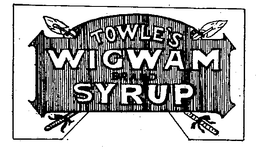 TOWLE'S WIGWAM BRAND SYRUP logo