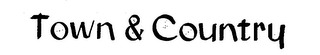 TOWN AND COUNTRY logo