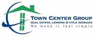 TOWN CENTER GROUP - REAL ESTATE, LENDING & TITLE SERVICES - WE MAKE IT REAL SIMPLE logo