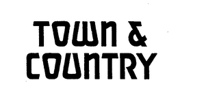 TOWN & COUNTRY logo