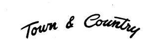 TOWN & COUNTRY logo