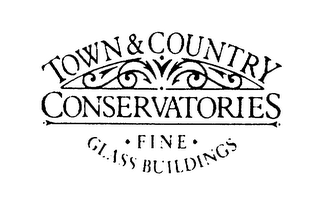 TOWN & COUNTRY CONSERVATORIES FINE GLASS BUILDINGS logo