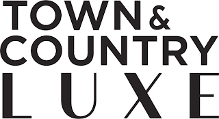 TOWN & COUNTRY LUXE logo