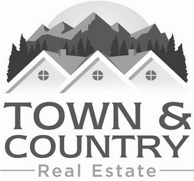 TOWN & COUNTRY REAL ESTATE logo