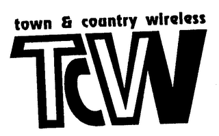 TOWN & COUNTRY WIRELESS TCW logo
