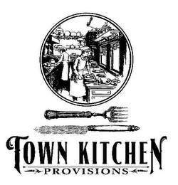 TOWN, KITCHEN, PROVISIONS logo