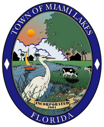TOWN OF MIAMI LAKES FLORIDA INCORPORATED 2001 logo