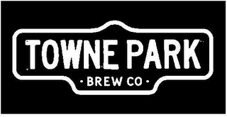 TOWNE PARK · BREW CO · logo