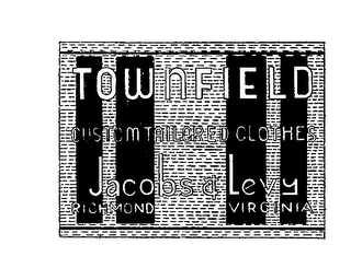 TOWNFIELD CUSTOM TAILORED CLOTHES JACOBS& LEVY RICHMOND VIRGINIA logo