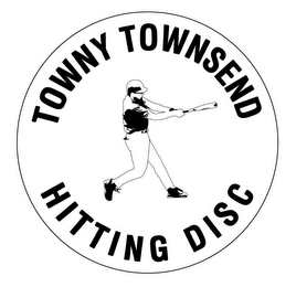 TOWNY TOWNSEND HITTING DISC logo