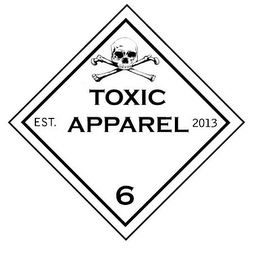 TOXIC APPAREL EST. 2013 6 logo