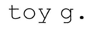 TOY G. logo