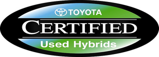 TOYOTA CERTIFIED USED HYBRIDS logo