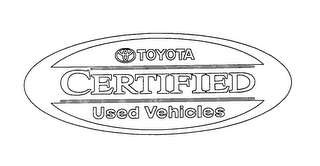 TOYOTA CERTIFIED USED VEHICLES logo