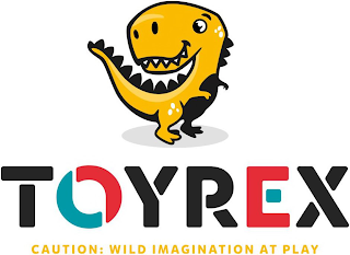 TOYREX CAUTION : WILD IMAGINATION AT PLAY logo